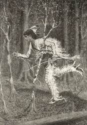 Attraverso cespugli, e frasche, e foreste, correva l